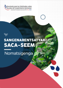 Booklet Saca Seem Nomatsigenga